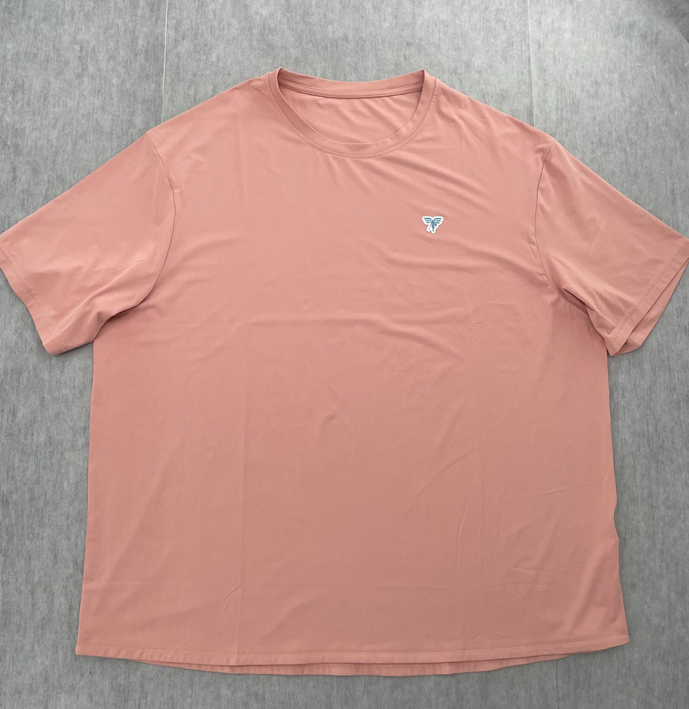 Sigrun Shirt Adult 2XL Pink Tennis Racquet Match Wimbledon Short Sleeve Mens XXL